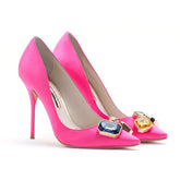 Elegant Diamond Stud Pumps - FashionByTeresa
